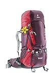 Deuter Aircontact 60 + 10 SL - Trekkingrucksack, Deuter_Farbe:aubergine-Cranberry