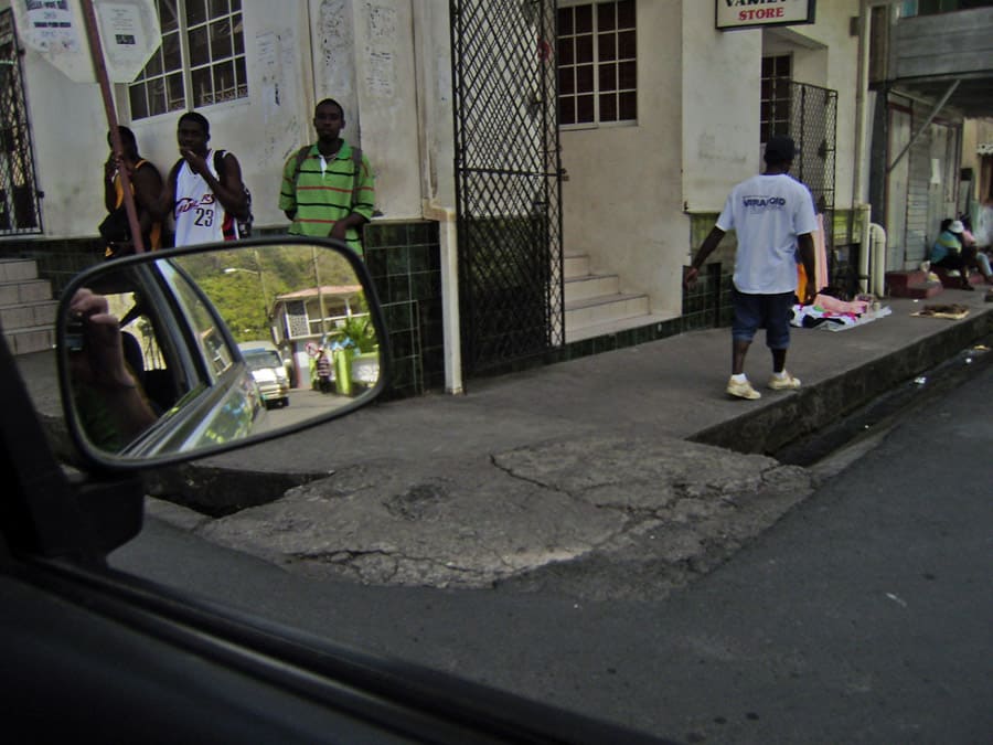 Streetlife in Soufriere, St Lucia