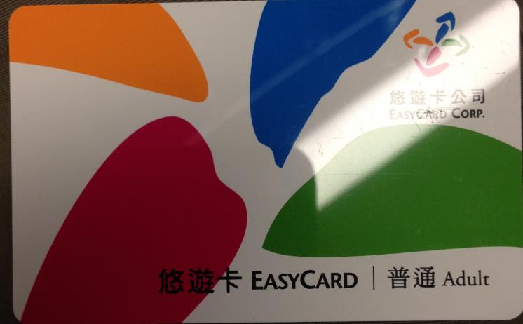 Easy Card MRT Metro Taipeh, Taiwan