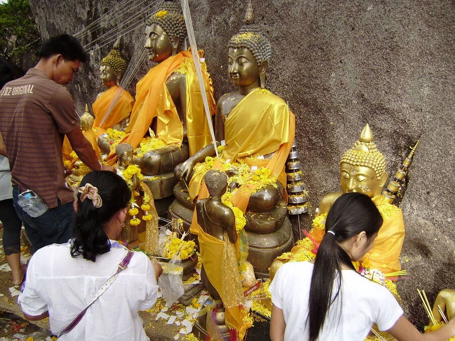 Buddhas Fußabdruck am Khao Khitchakut