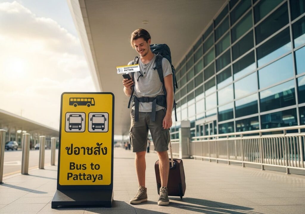Bus von Don Muaeng Airport nach Pattaya