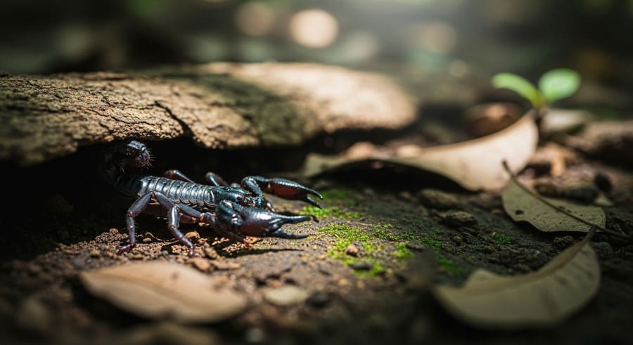 Schwarzer Thai Skorpion