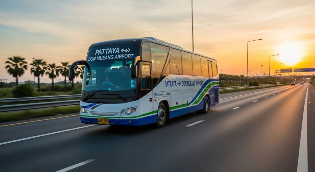 Bus von Bangkok Don Mueang Airport nach Pattaya