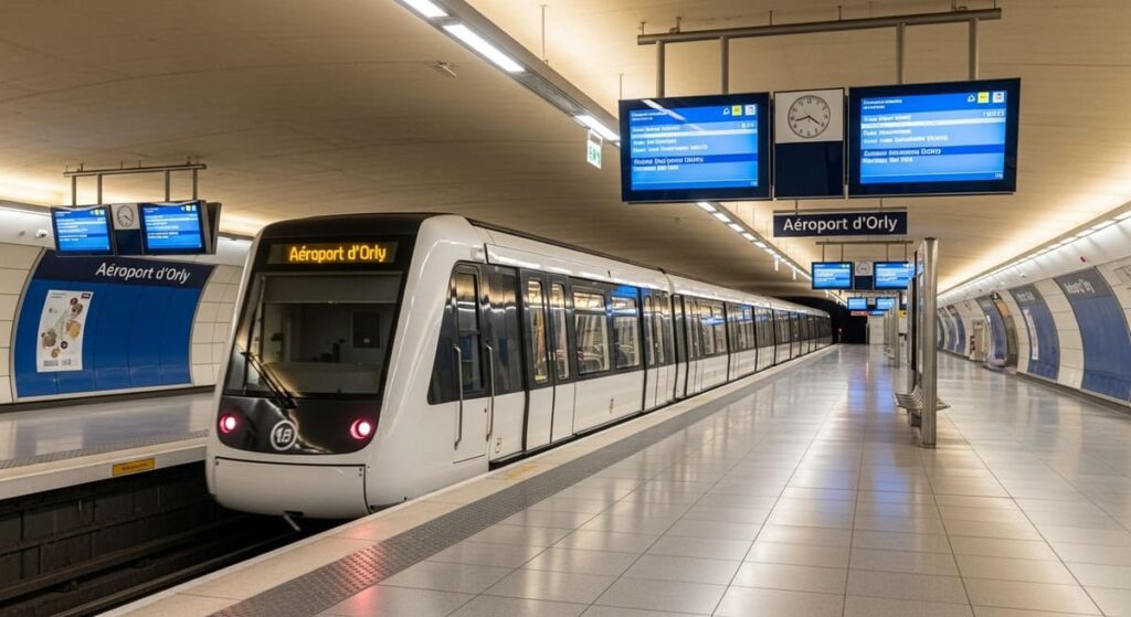 Paris Orly Metro 14